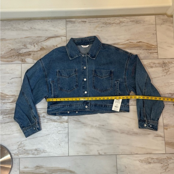 NB Denim Jacket Medium Wash | Size L (11–13) | 100% Cotton - Picture 4 of 9